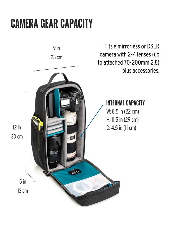 Tenba BYOB 10 DSLR Backpack Insert - Turns any bag into a camera bag for DSLR and Mirrorless cameras and lenses – Blue (636-625) - Image 2